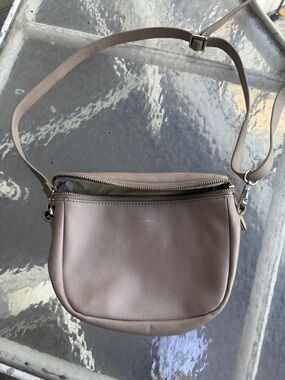 Mina Baie Taupe Convertible Crossbody Belt Bag